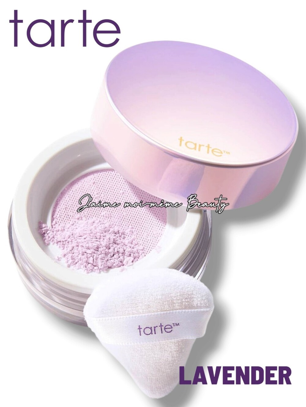 Tarte Lavender 16 Hour Long Wear Creaseless Setting Powder - New & Full Size